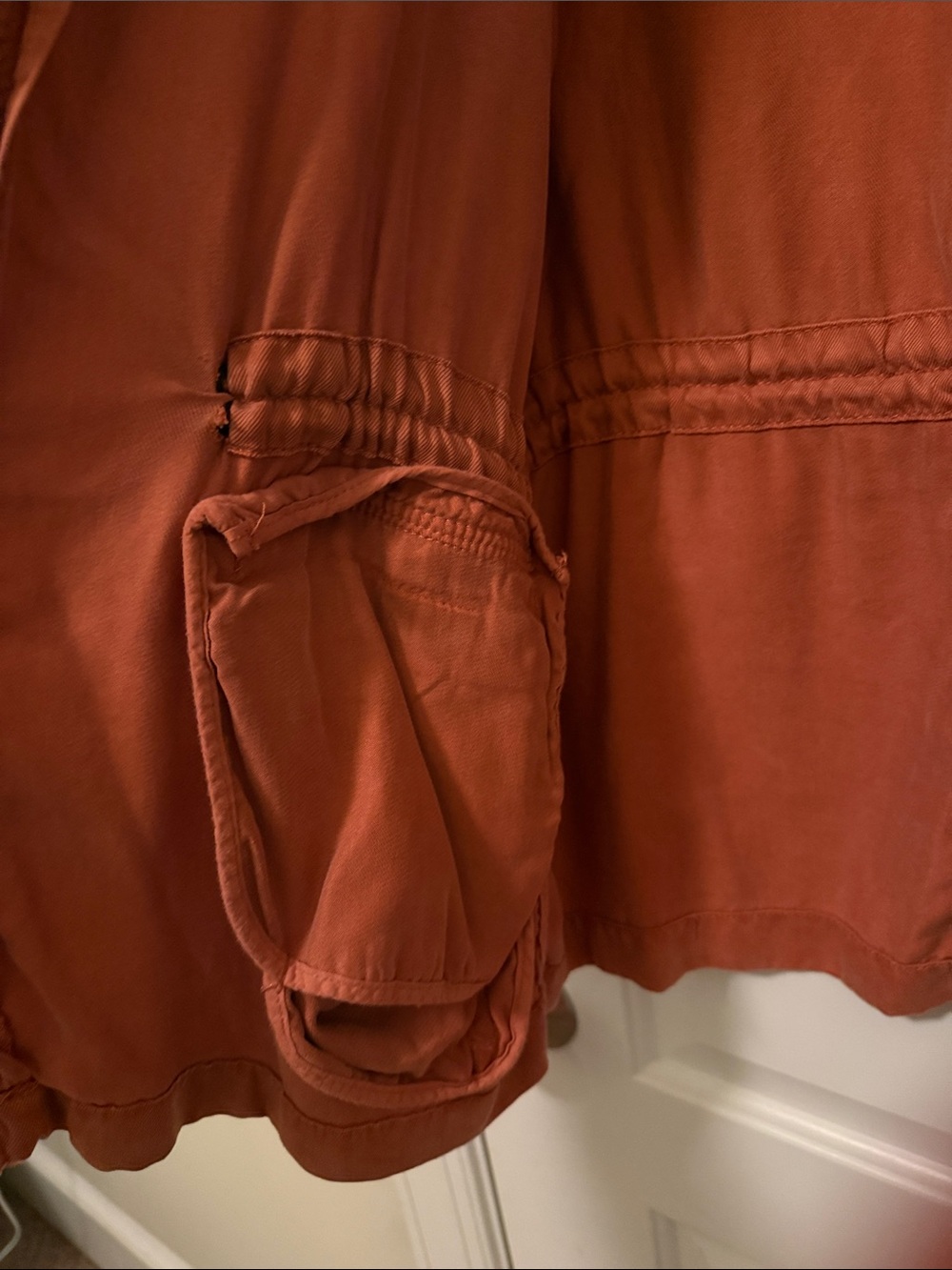 Max Jeans Rust Orange Utility Field Jacket - Picture 5 of 16